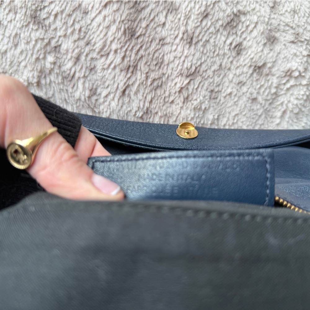 Balenciaga Black Leather Clutch with Gold Hardware ! Authentic - Picture 8 of 13